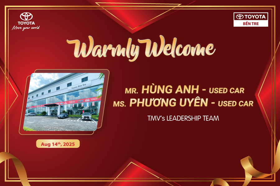 TOYOTA BẾN TRE VINH DỰ ĐÓN TIẾP VÀ LÀM VIỆC CÙNG ĐẠI DIỆN TMV