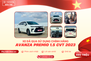 XE ĐÃ QUA SỬ DỤNG CHÍNH HÃNG AVANZA PREMIO 1.5 CVT 2023